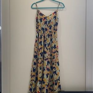 Wyatt maxi dress with adjustable spaghetti straps